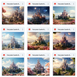 Ultimate Fairytale Castle Background Bundle