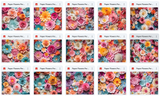 Ultimate Paper Flowers Portrait Background Bundle