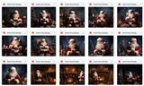 Ultimate Santa Claus Background Bundle - Meg Bitton Productions