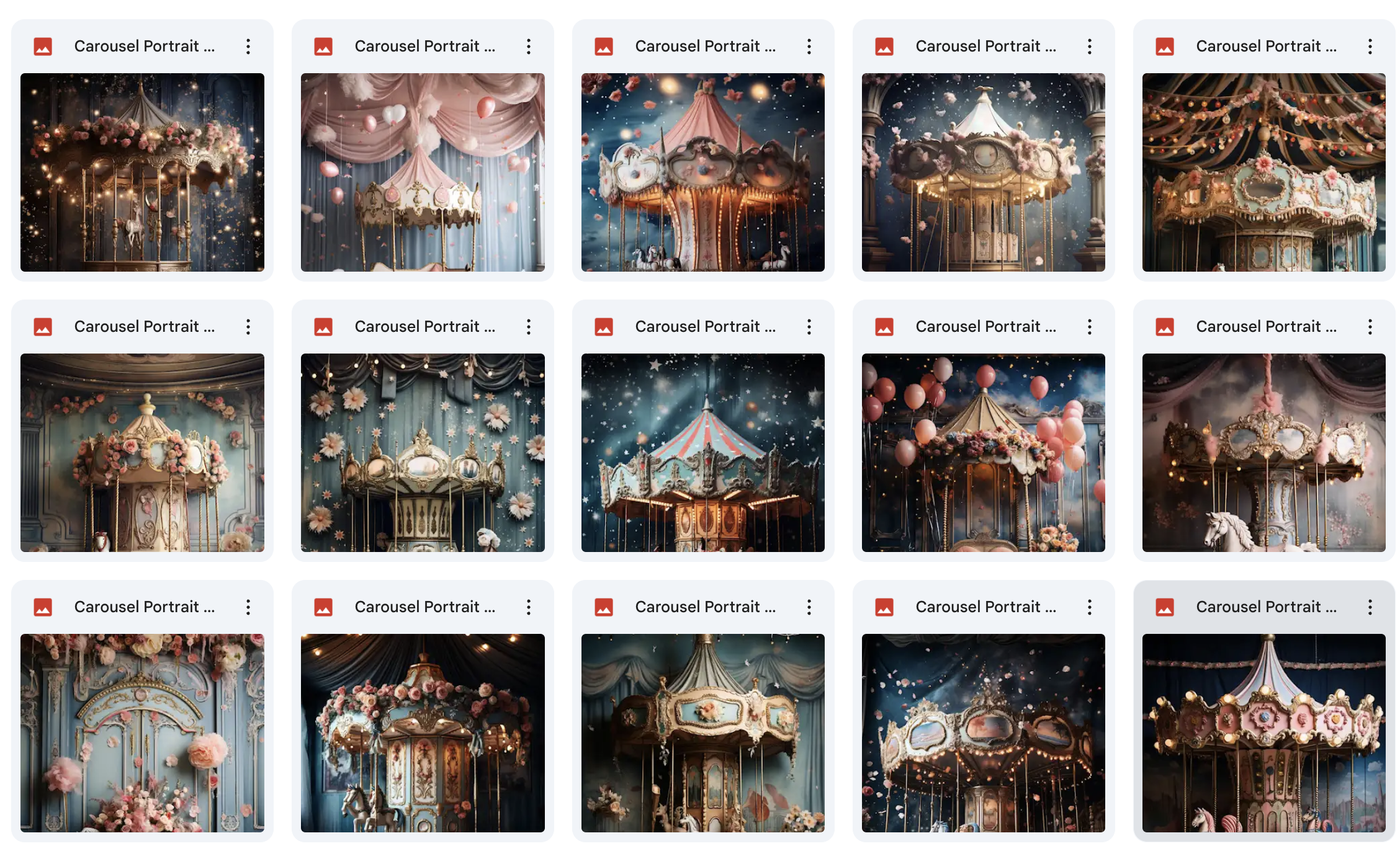 Ultimate Carousel Portrait Background Bundle – Meg Bitton Productions