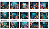 Ultimate Under the Sea Portrait Background Bundle