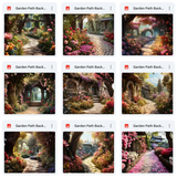 Ultimate Garden Path Background Bundle