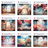 Ultimate Baroque Clouds Background Bundle