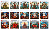 Ultimate Holiday Stained Glass Texture Bundle - Meg Bitton Productions