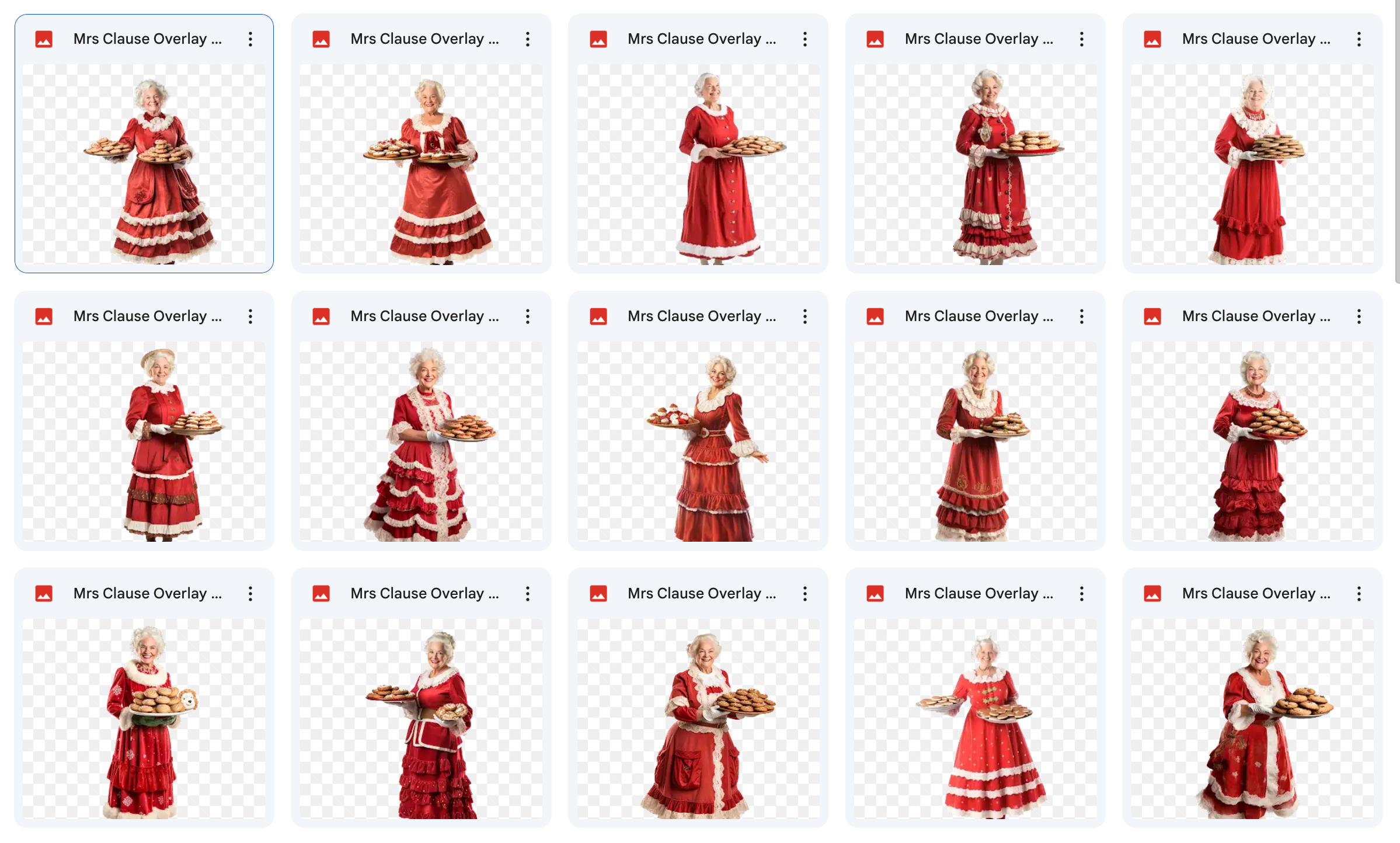 Baking with Mrs Claus Asset Pack - Meg Bitton Productions