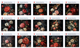 Ultimate Victorian Floral Portrait Background Bundle - Meg Bitton Productions