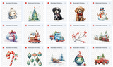 Illustrated Christmas Asset Pack - Meg Bitton Productions