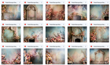 Ultimate Pastel Baroque Background Bundle - Meg Bitton Productions