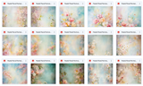 Grand Pastel Floral Portrait Background Bundle - Meg Bitton Productions