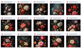 Ultimate Victorian Floral Portrait Background Bundle - Meg Bitton Productions