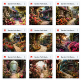 Ultimate Garden Path Background Bundle