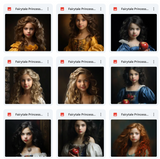Princess Fine Art Background & Portrait Asset Pack
