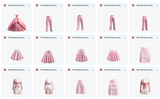 Magical Pink Wardrobe Asset Pack - Meg Bitton Productions