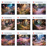 Ultimate Fairy Path Background Bundle