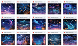 Ultimate Night Sky Portrait Background Bundle