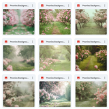 Ultimate Peonies Background Bundle
