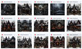 Gothic Christmas Asset Pack - Meg Bitton Productions