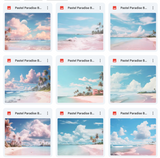 Ultimate Pastel Paradise Background Bundle