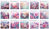 Ultimate Lovely Pastel Floral Texture Bundle