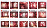 Ultimate Pink Baroque Room Background Bundle