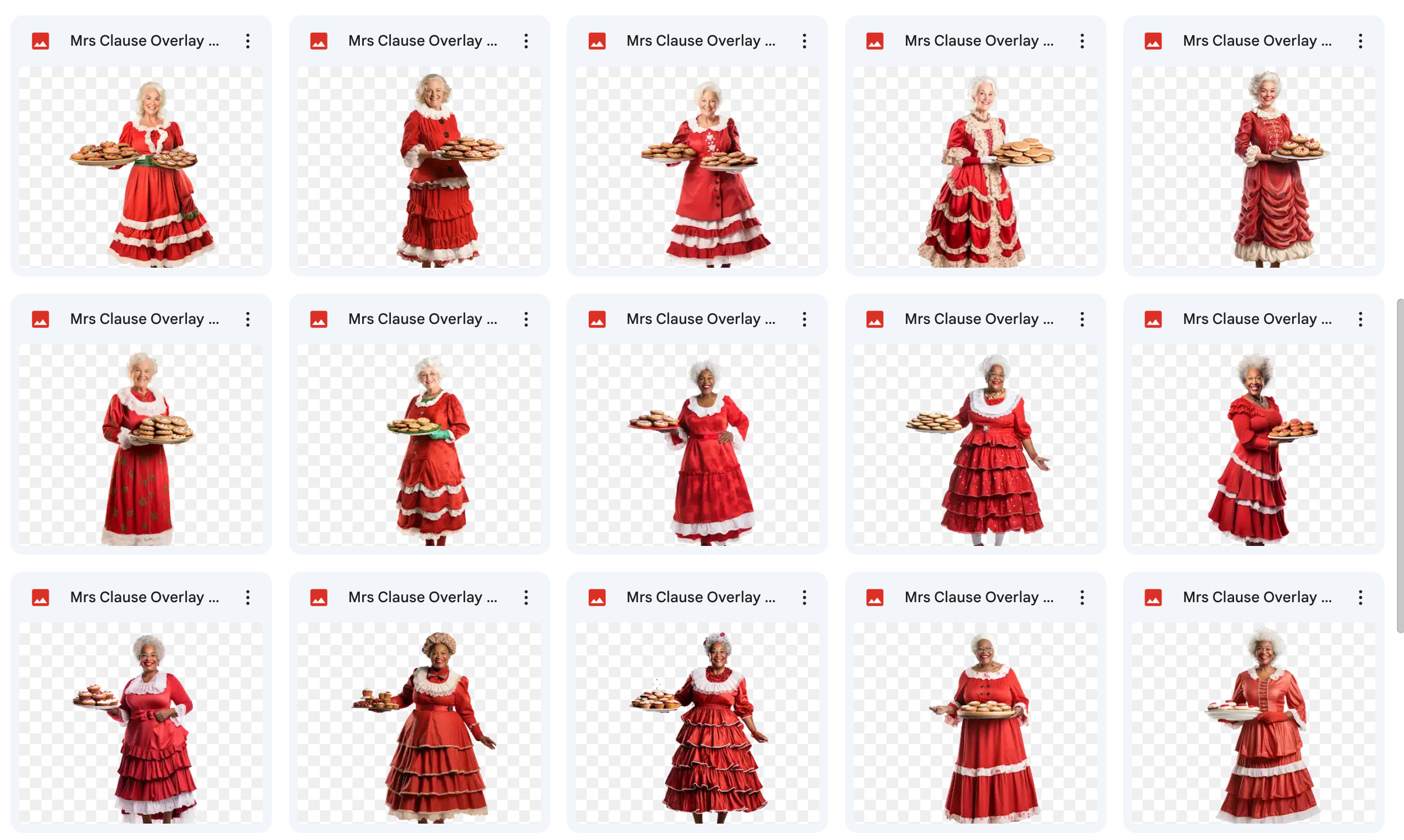 Baking with Mrs Claus Asset Pack - Meg Bitton Productions