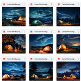 Ultimate Camp Site Background Bundle