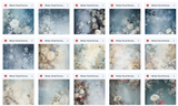 Ultimate Winter Floral Portrait Background Bundle - Meg Bitton Productions