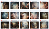 Ultimate Baroque Portrait Background Bundle - Meg Bitton Productions