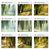 Ultimate Willow Tree Background Bundle