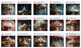 Ultimate Carousel Portrait Background Bundle