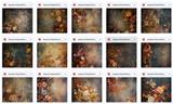 Ultimate Autumn Floral Background Bundle - Meg Bitton Productions