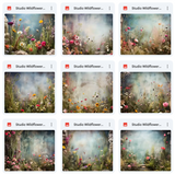 Ultimate Studio Wildflowers Background Bundle