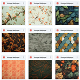 Ultimate Vintage Wallpaper Texture Bundle