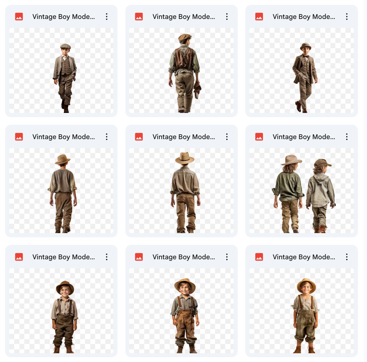 Ultimate Vintage Boy Model Overlays Bundle – Meg Bitton Productions