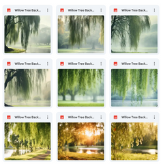 Ultimate Willow Tree Background Bundle