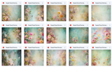 Grand Pastel Floral Portrait Background Bundle - Meg Bitton Productions