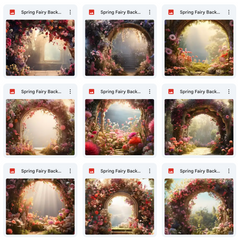 Spring Fairy Background & Overlay Asset Pack