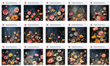 Ultimate Classic Floral Portrait Background Bundle - Meg Bitton Productions