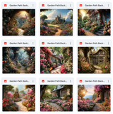 Ultimate Garden Path Background Bundle