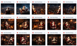 Ultimate Santa Claus Background Bundle - Meg Bitton Productions