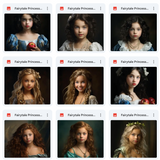 Princess Fine Art Background & Portrait Asset Pack