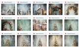 Ultimate Classic Christmas Portrait Background Bundle - Meg Bitton Productions