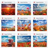 Ultimate Poppy Field Background Bundle