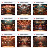 Ultimate Indoor Circus Background Bundle