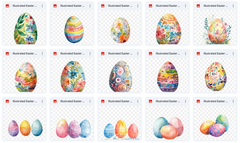 Illustrated Easter Egg Hunt Asset Pack