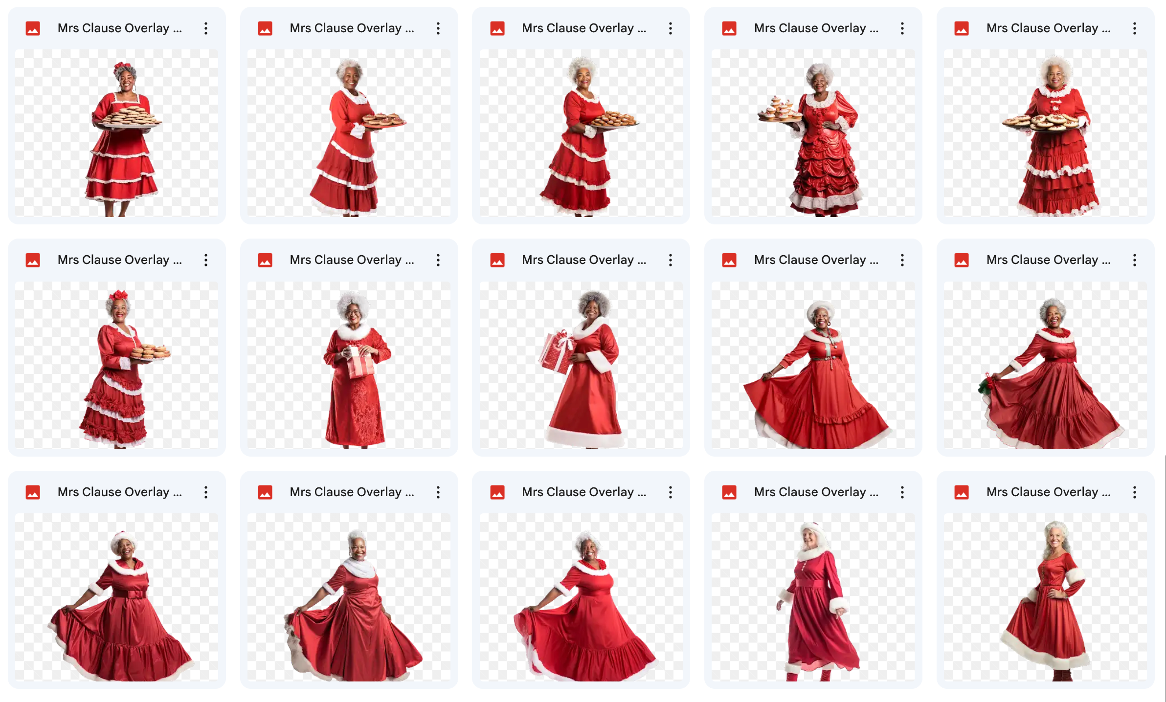 Baking with Mrs Claus Asset Pack - Meg Bitton Productions