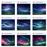 Ultimate Aurora Borealis Background Bundle