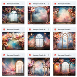 Ultimate Baroque Clouds Background Bundle