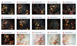 Ultimate Floral Portrait Background Bundle - Meg Bitton Productions