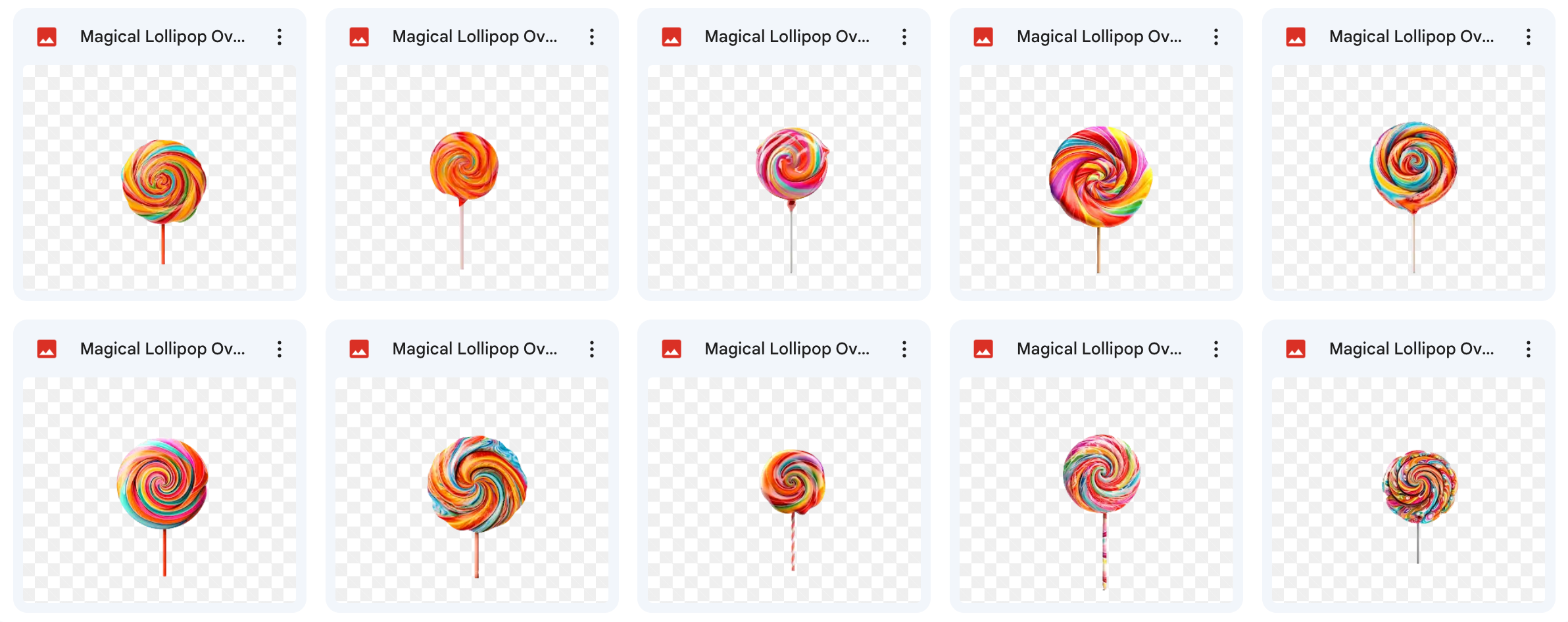 Magical Big Lollipop Asset Pack - Meg Bitton Productions